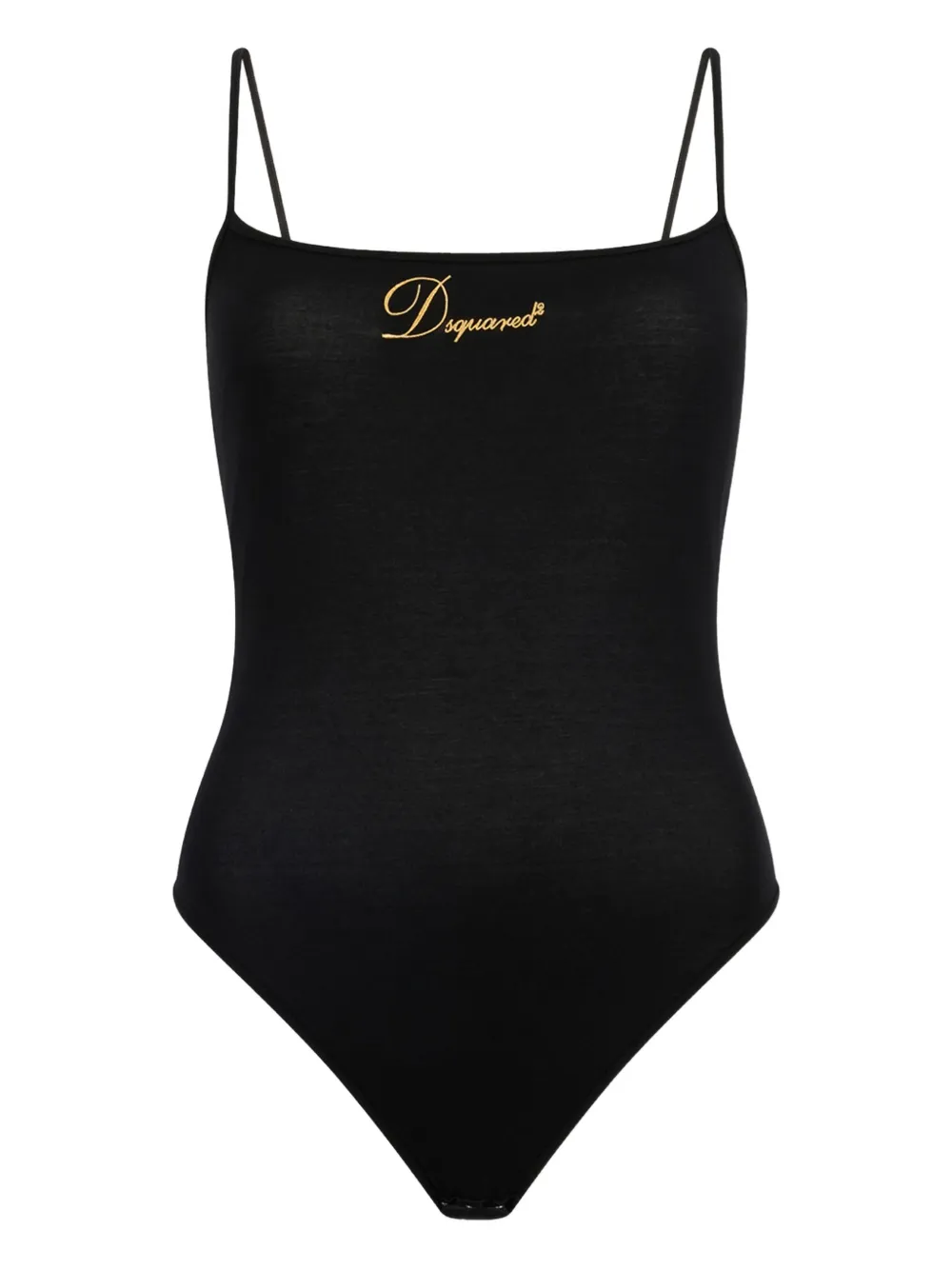 DSQUARED2 Body con scollo quadrato - Nero