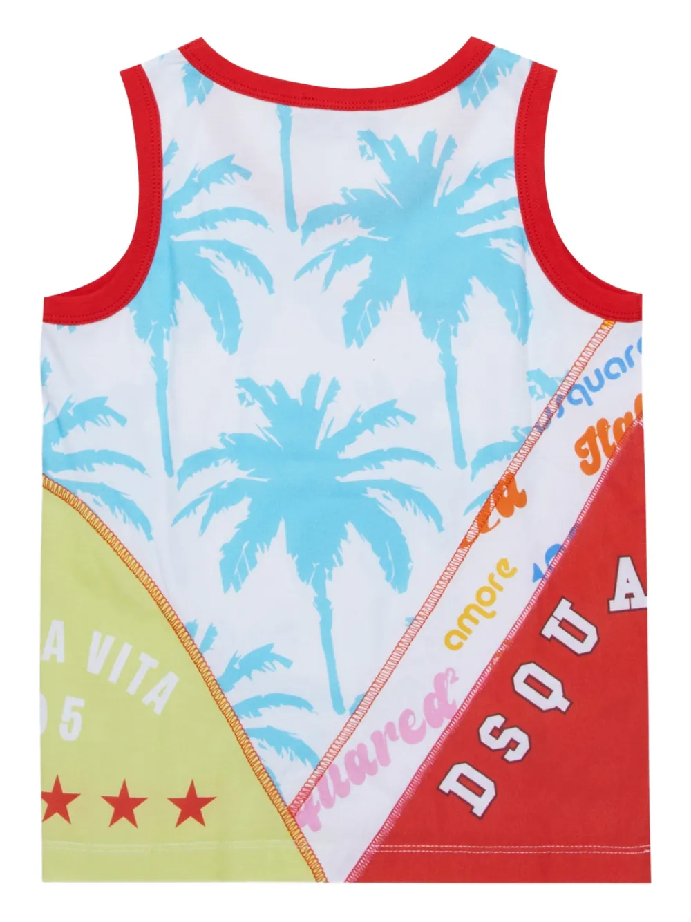 DSQUARED2 KIDS Vest met palmprint Wit