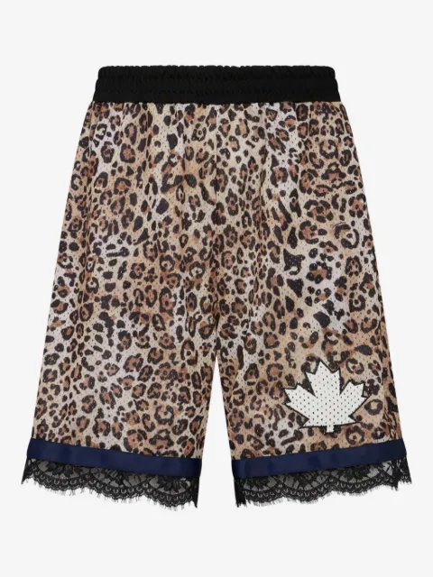 DSQUARED2 shorts Wild2 con animal print