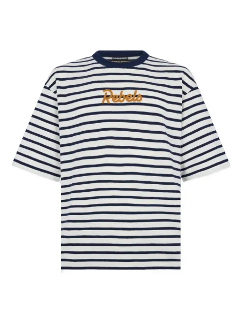DSQUARED2 playera Striped Rebels