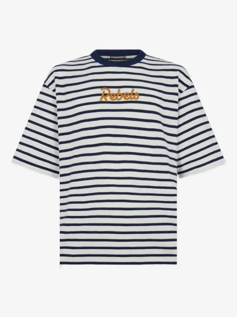 DSQUARED2 playera Striped Rebels