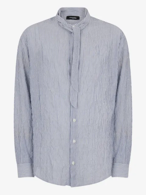 DSQUARED2 tie dropped shoulder shirt