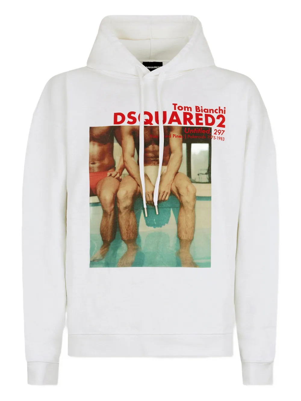 DSQUARED2 Tom Bianchi graphic hoodie | White | Image 1