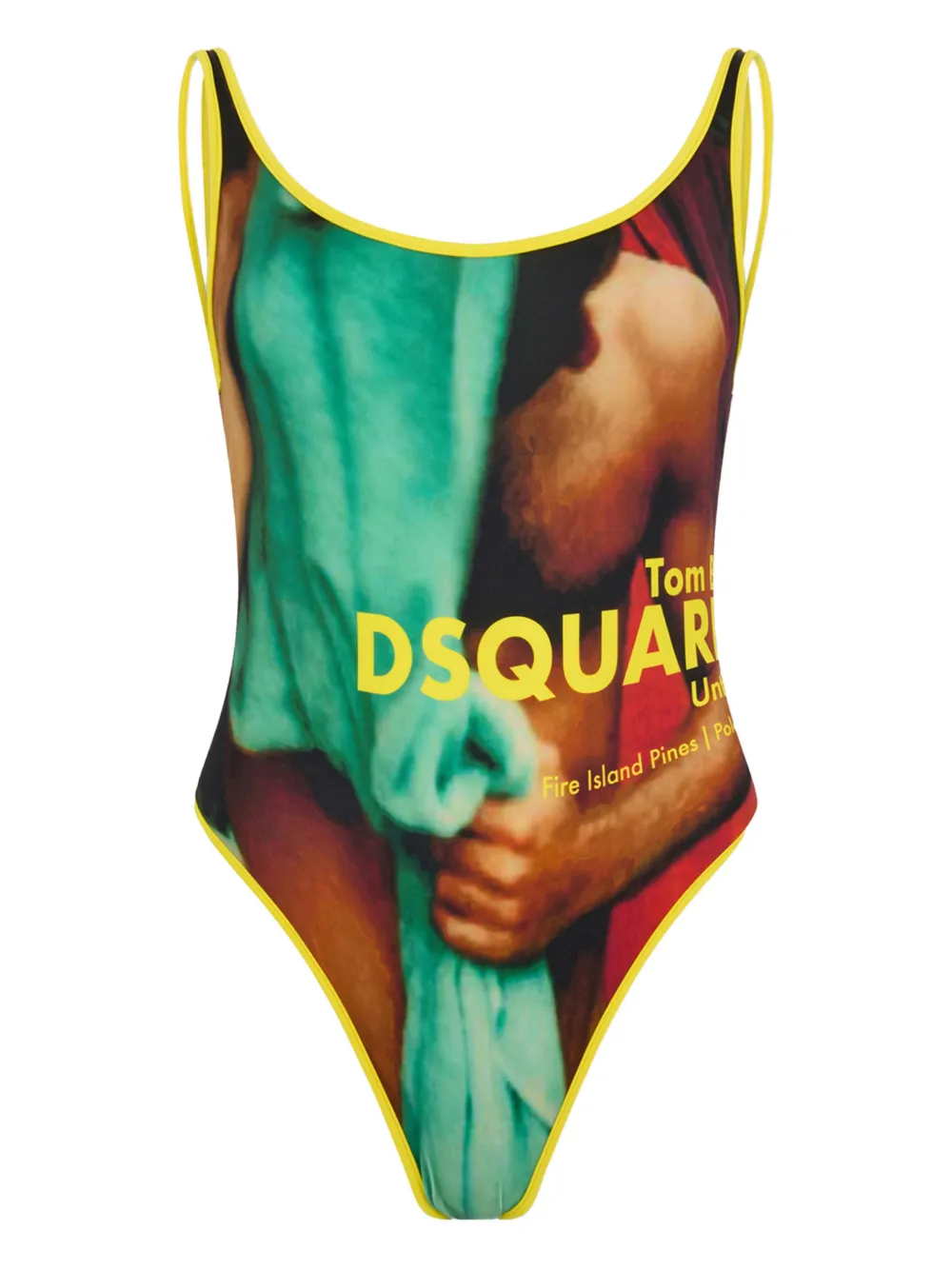 DSQUARED2 Costume intero Tom Bianchi - Verde