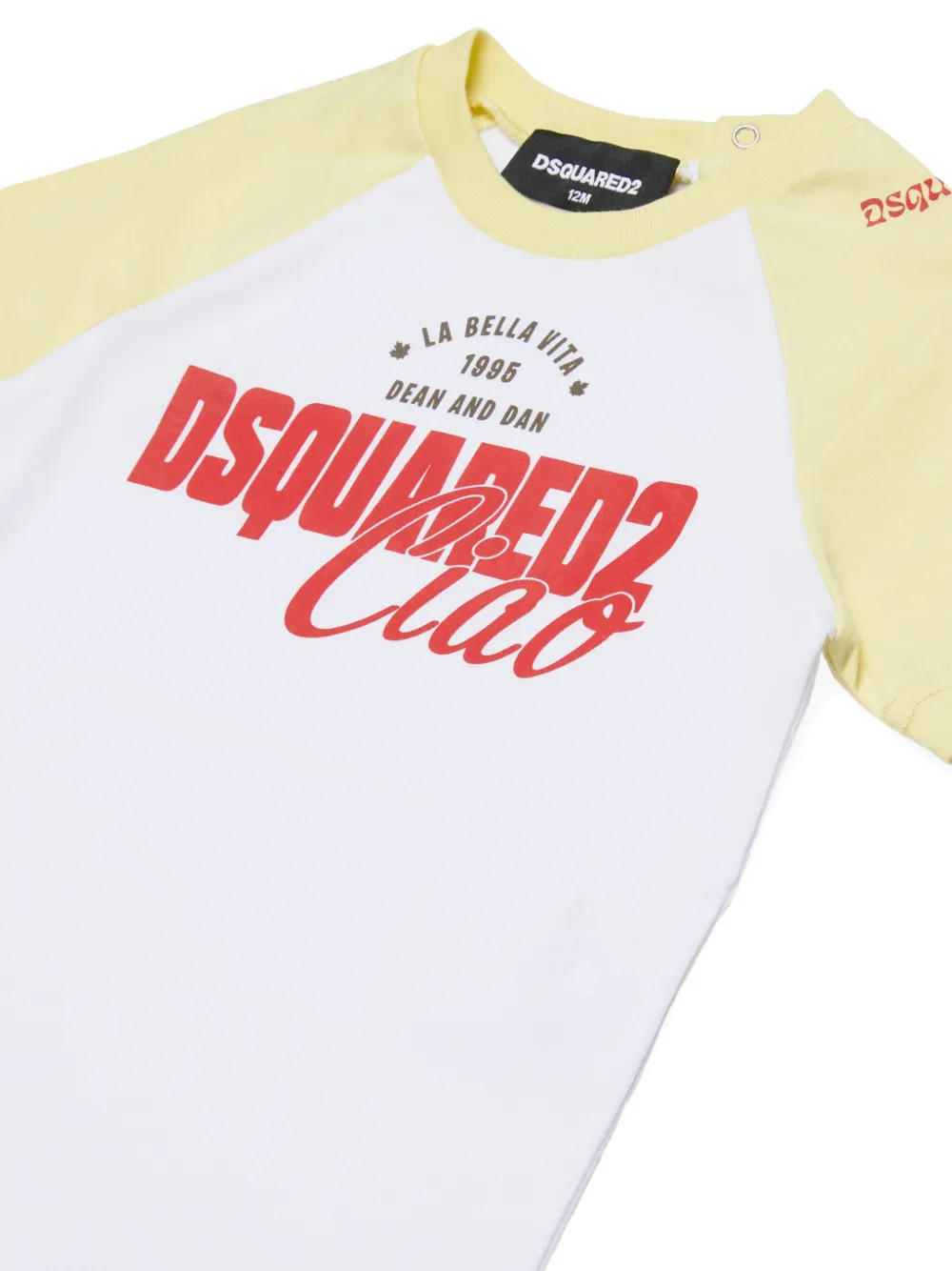  Dsquared2 Kids Short-sleeves Graphic T-shirt - White 