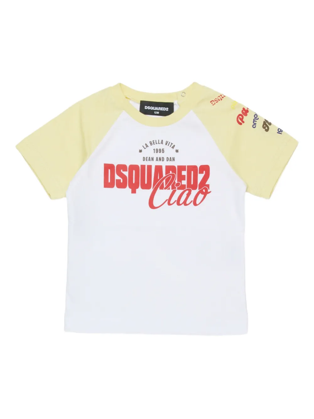 DSQUARED2 KIDS T-shirt con stampa - Bianco