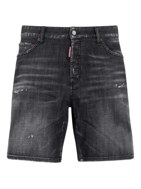 DSQUARED2 fog wash denim shorts