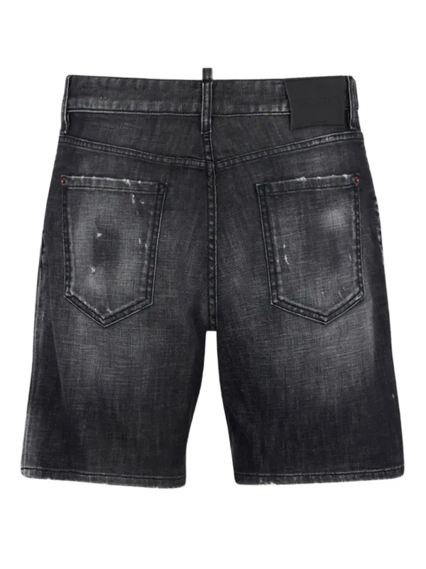 DSQUARED2 Fog ウォッシュド デニムショーツ | グレー | FARFETCH JP