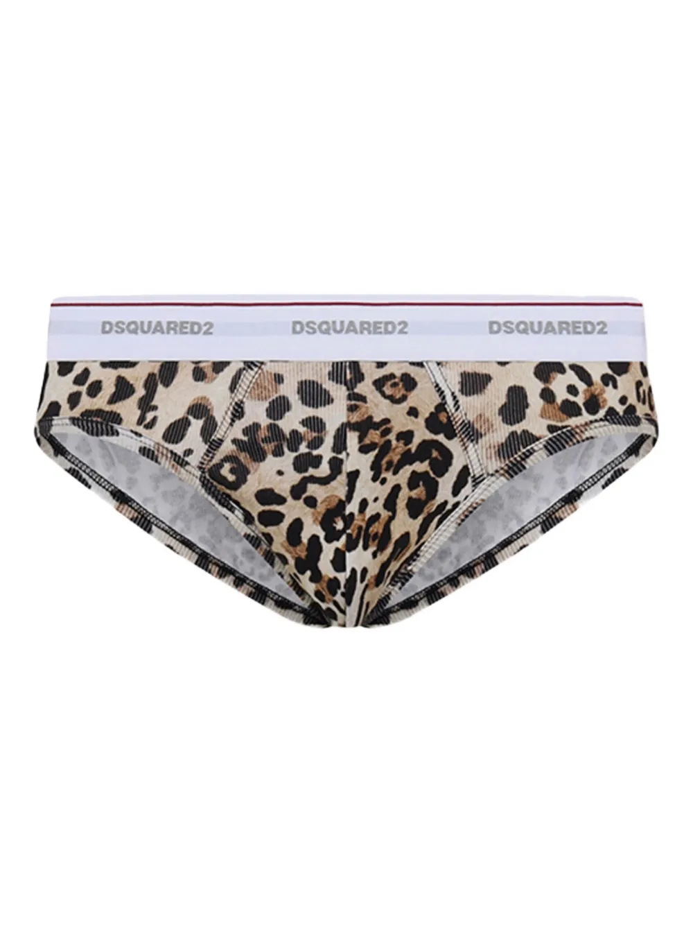 DSQUARED2 Slip Wild2 leopardati - Marrone