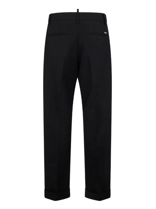 DSQUARED2 Military Straight Pants | Black | FARFETCH