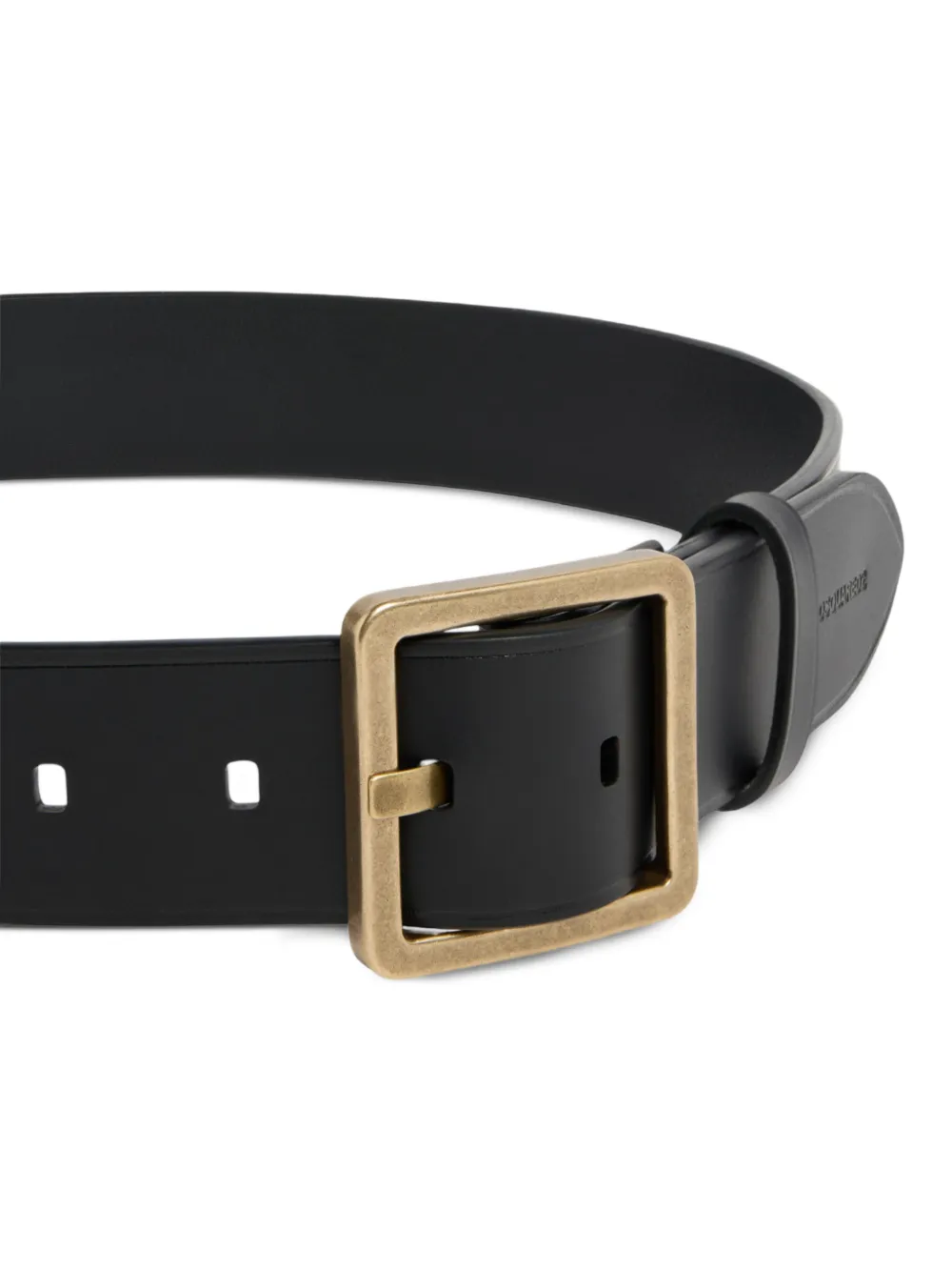 DSQUARED2 Riem met dubbele gesp Zwart