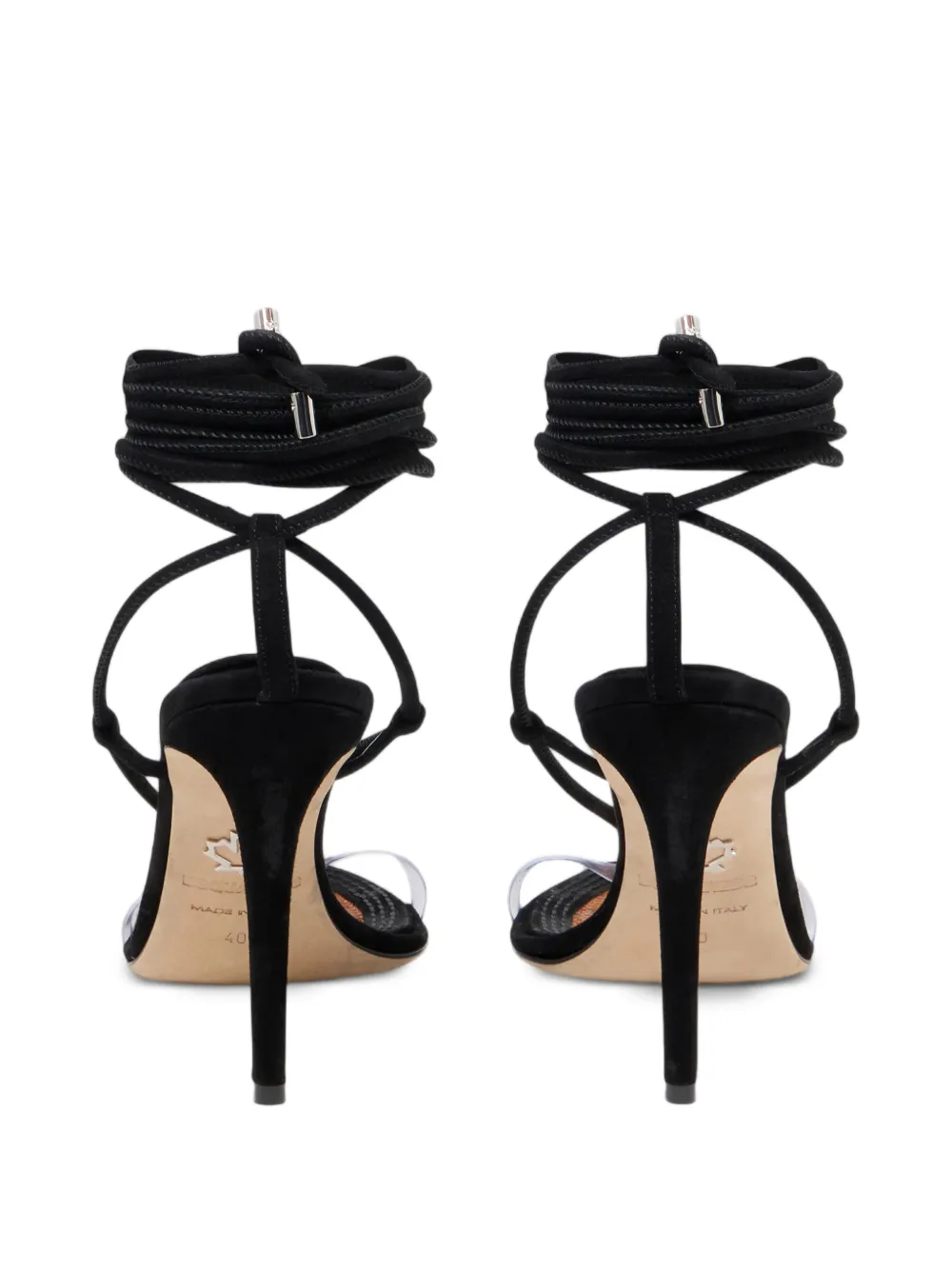 DSQUARED2 Twin sandalen met hak Zwart