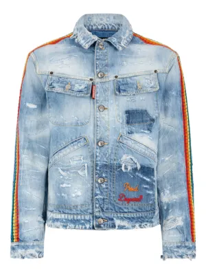 DSQUARED2 デニムジャケット | ブルー | FARFETCH JP