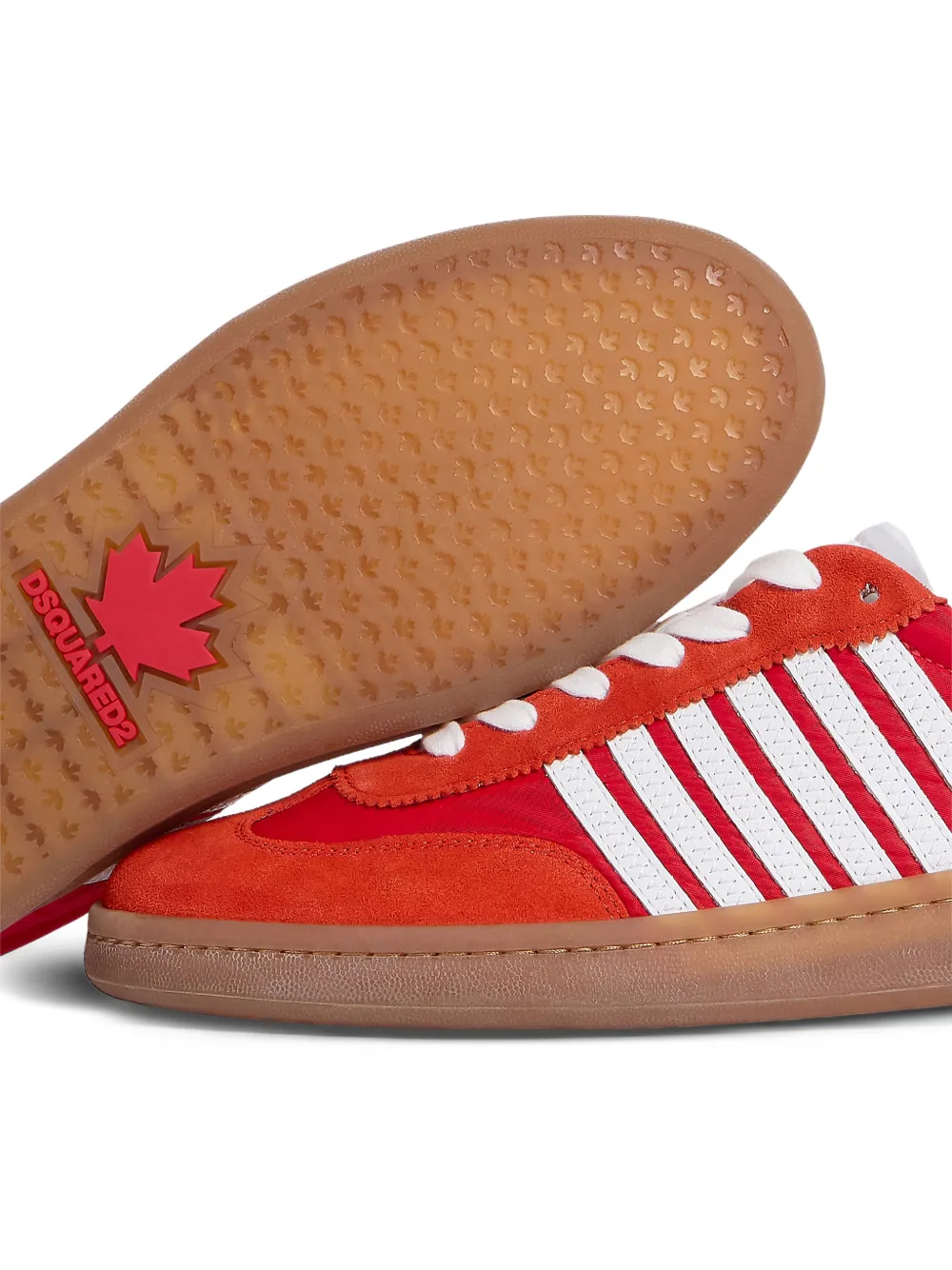 DSQUARED2 Gestreepte boxershorts Rood