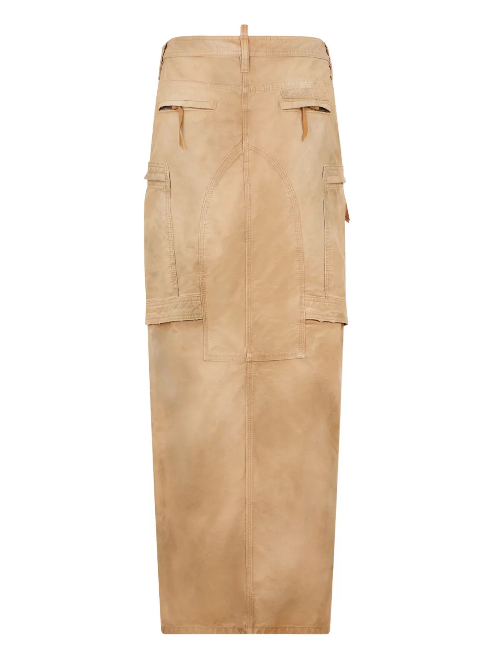 DSQUARED2 utility distressed maxi skirt | Straight Skirts | Image 2