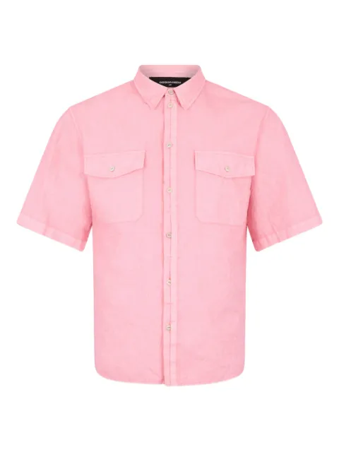 DSQUARED2 short-sleeves linen shirt
