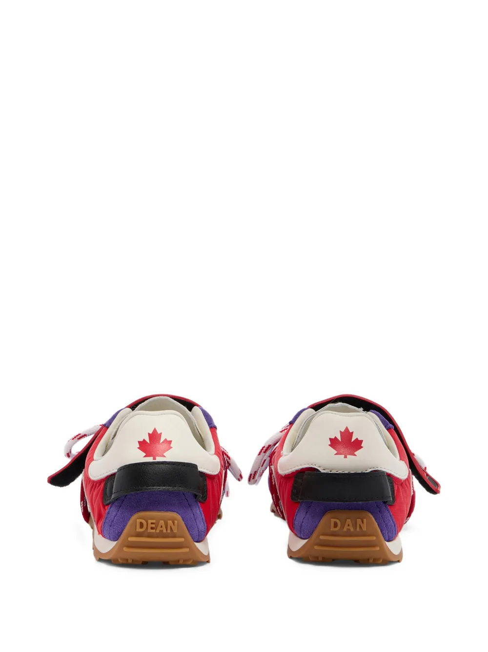 DSQUARED2 Sneakers met esdoornblad bandje Paars