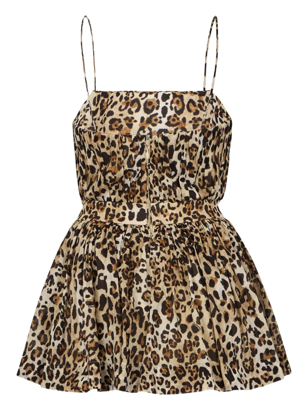 DSQUARED2 Wild2 Flirty mini-jurk met luipaardprint Bruin