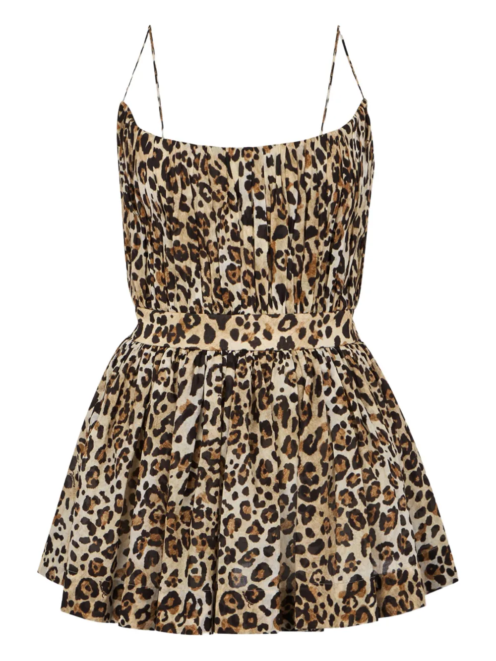 Dsquared2 Wild2 Flirty Leopard-print Mini Dress In Animal Print