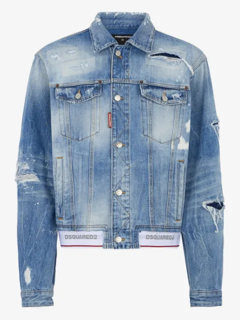 DSQUARED2 light Cool Kids wash over jeans jacket