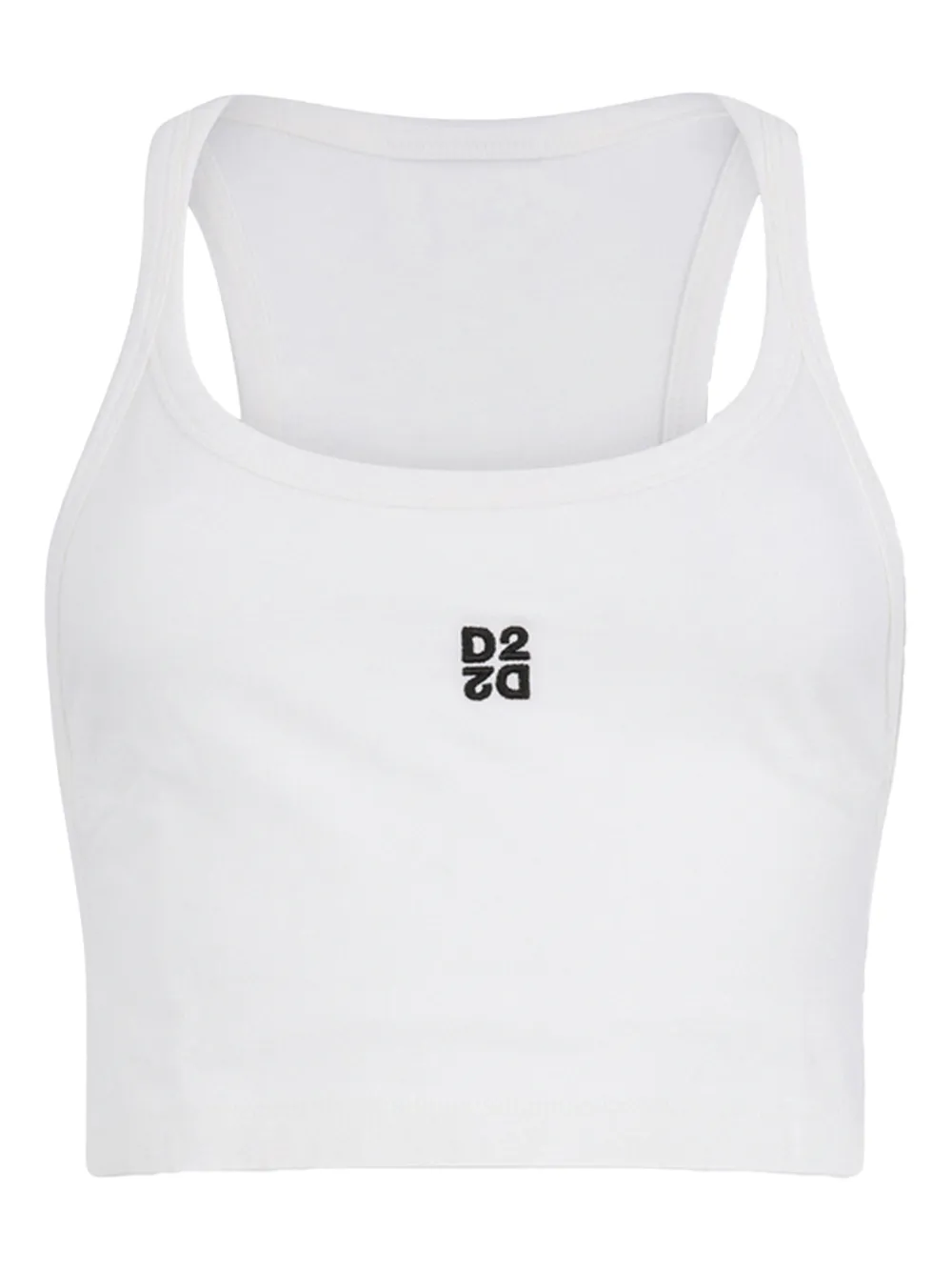 Dsquared2 Logo Pattern Vest In Multi