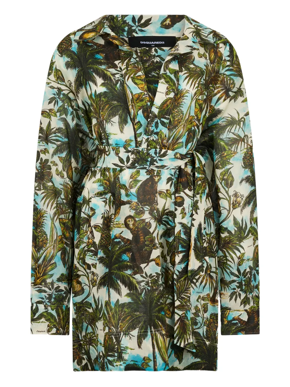 DSQUARED2 vestido Monkey Business | verde | Image 1