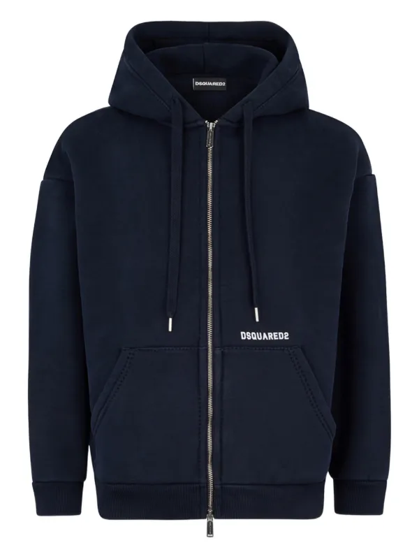 DSQUARED2 フーデッド ジャケット | ブルー | FARFETCH JP