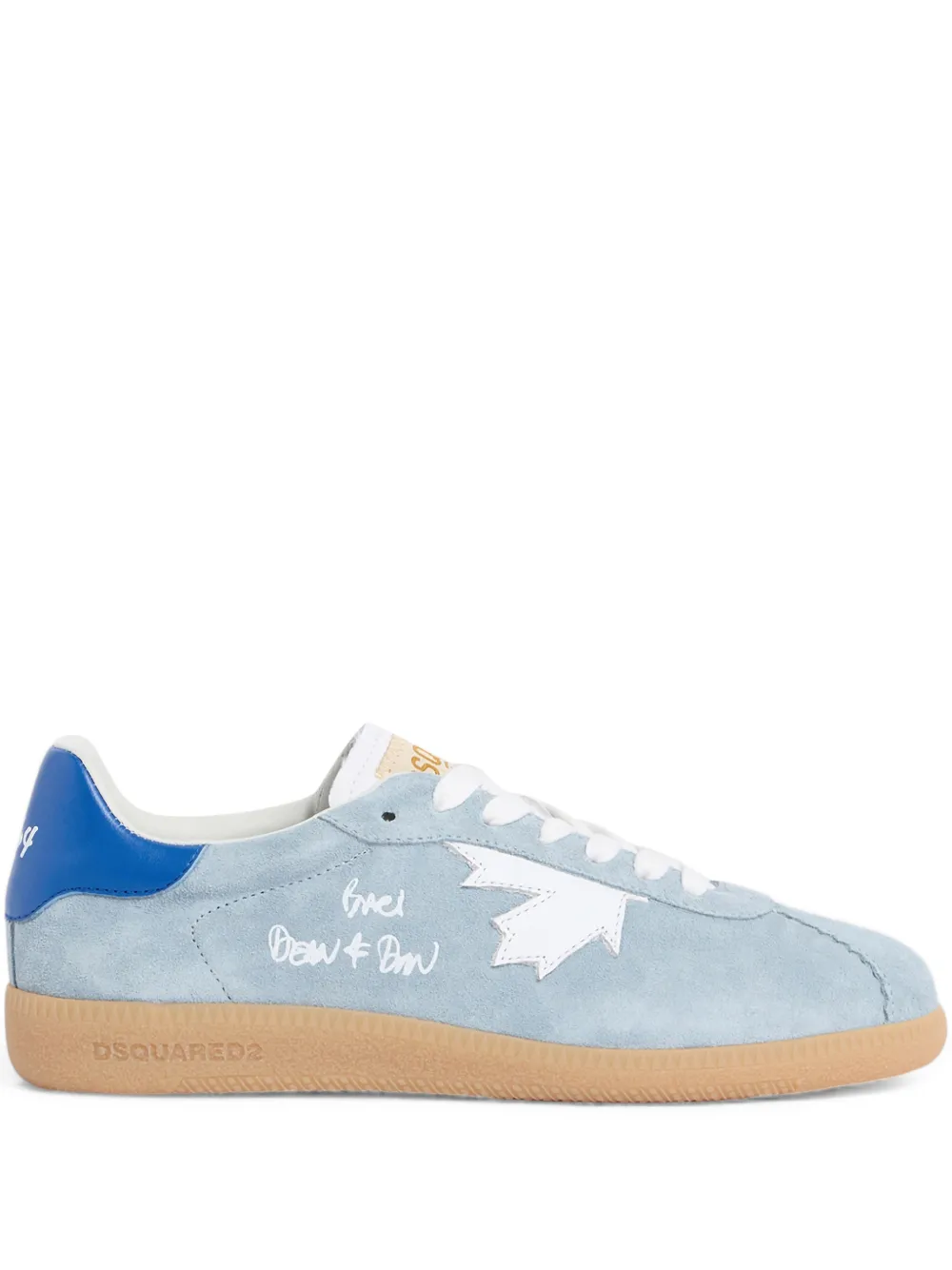 DSQUARED2 Rebels maple leaf trainers | Blue | Image 1