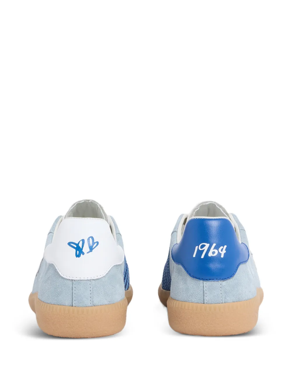 DSQUARED2 Rebels sneakers met esdoornblad Blauw