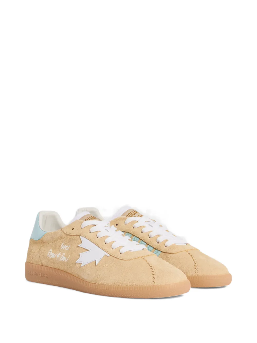DSQUARED2 Rebels leaf appliqué trainers | Low-Tops | Image 2