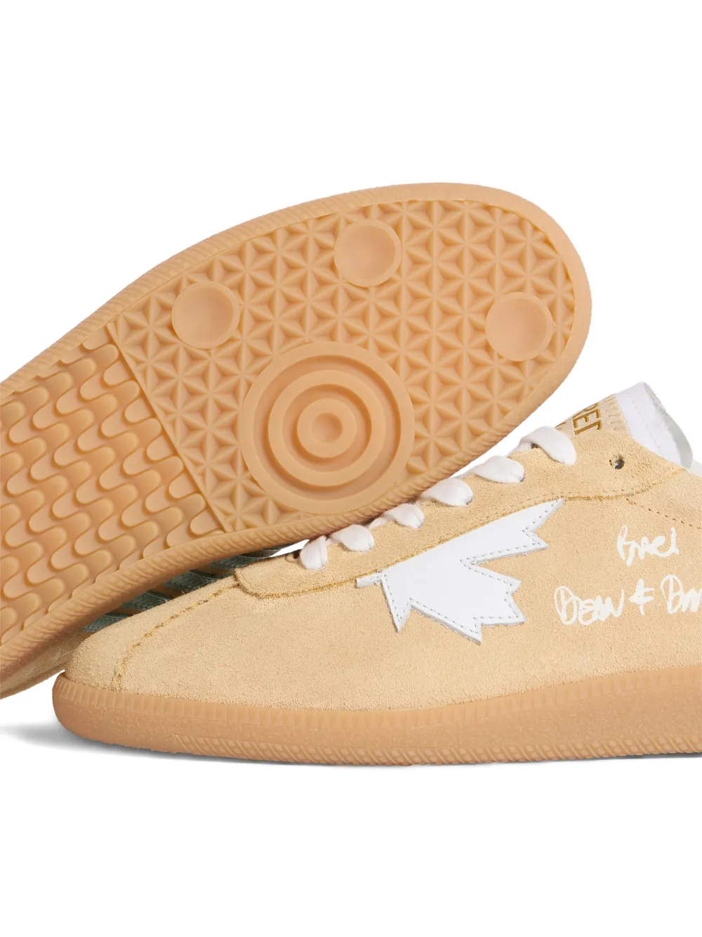 DSQUARED2 Rebels sneakers met applicatie Beige