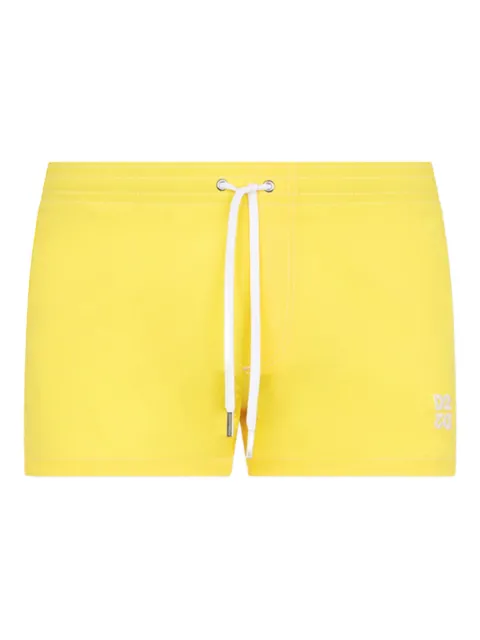 DSQUARED2 Upside Down logo midi swim shorts