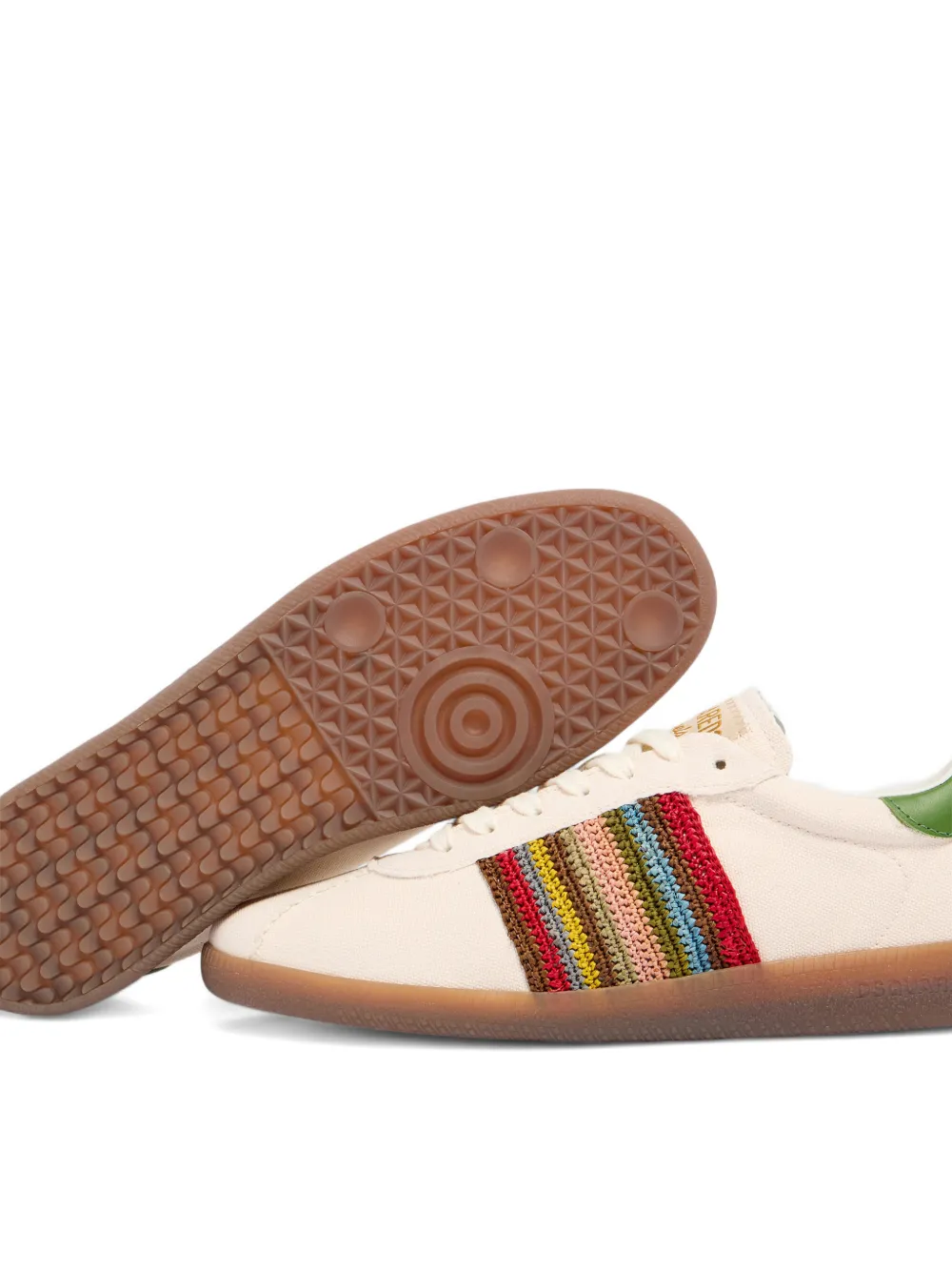 DSQUARED2 Sneakers met gestreept vlak Beige