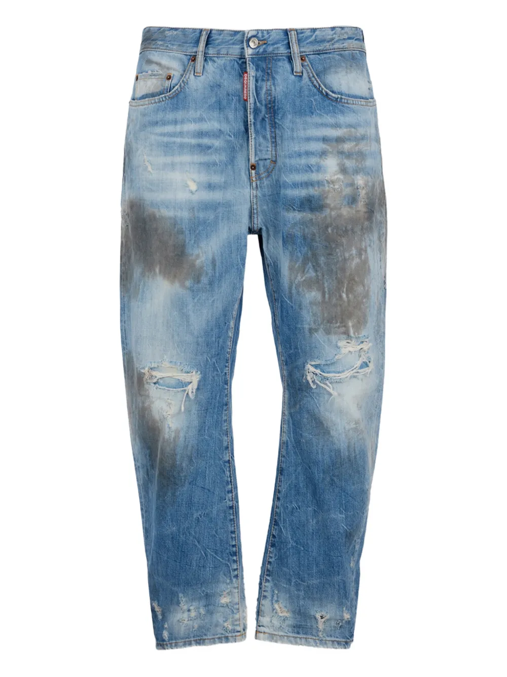 DSQUARED2 light dirty ripped trousers | Blue | Image 1