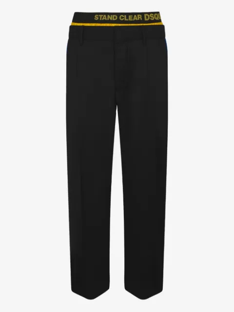 DSQUARED2 tropical wool D2 Jetski snatch pants