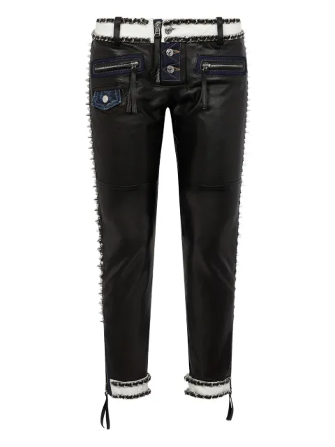 DSQUARED2 Chic Rebel biker trousers