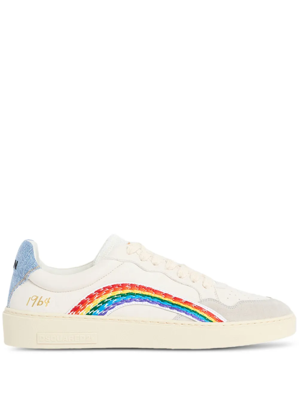 DSQUARED2 Rainbow Rebels sneakers Wit