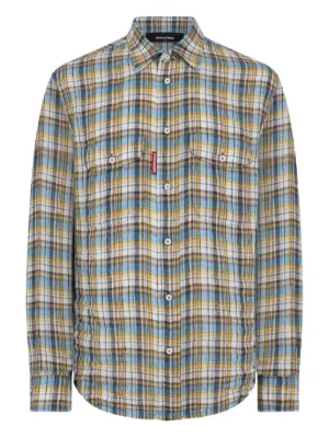 Givenchy チェック シャツ | イエロー | FARFETCH JP