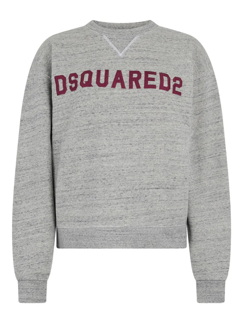 Dsquared2 D2 College Crew-neck Sweatshirt In Gray