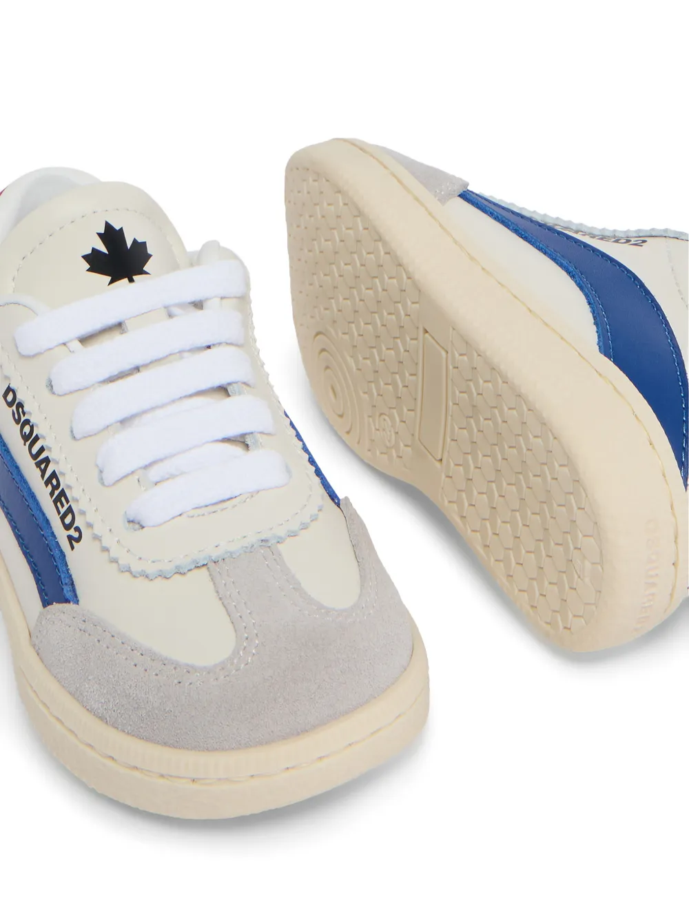 DSQUARED2 KIDS Sneakers met logodetail Beige