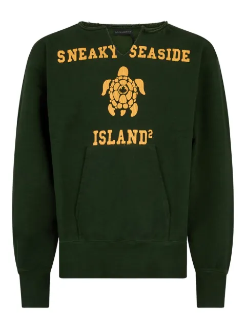 DSQUARED2 turtle graphic crewneck