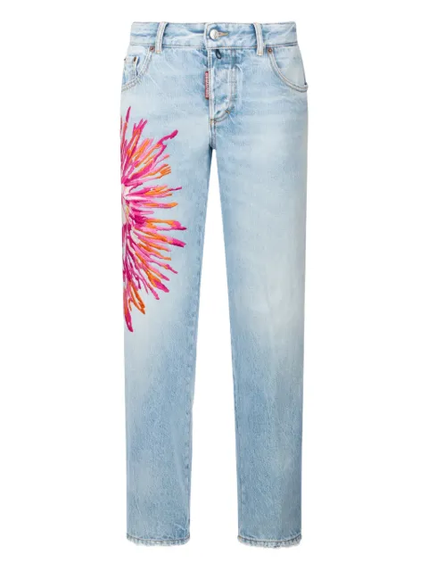 DSQUARED2 Jenna 花卉印花长裤