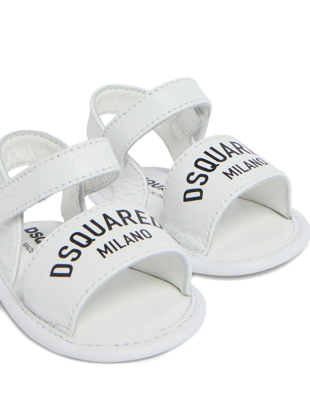 DSQUARED2 KIDS Sandalen met logobandje Wit