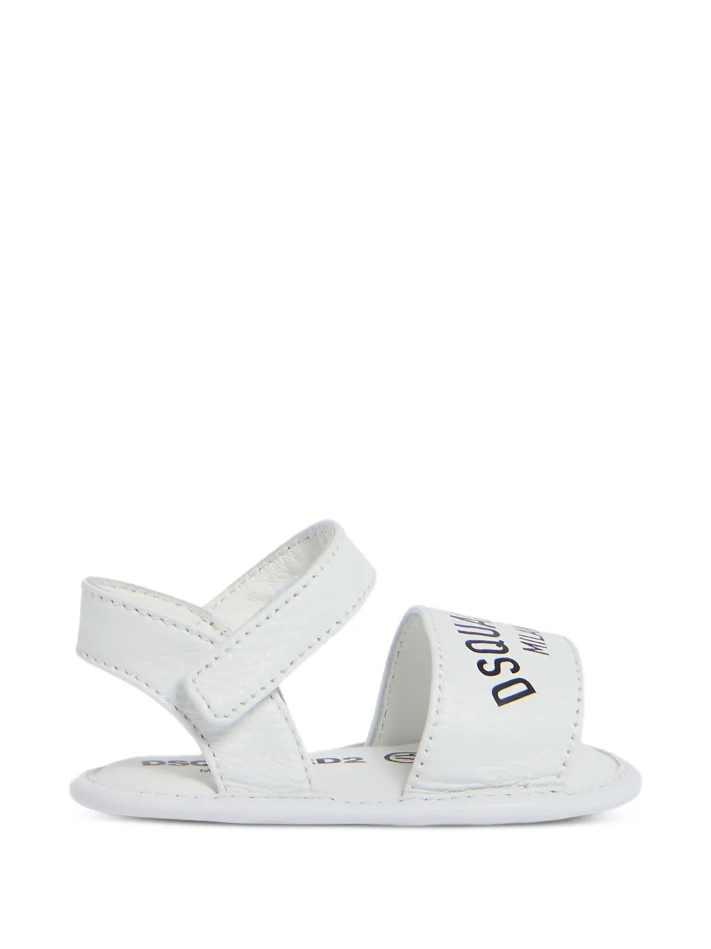 DSQUARED2 KIDS Sandalen met logobandje Wit
