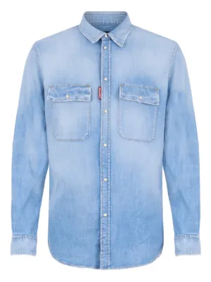 DSQUARED2 Icon デニムシャツ | ブルー | FARFETCH JP