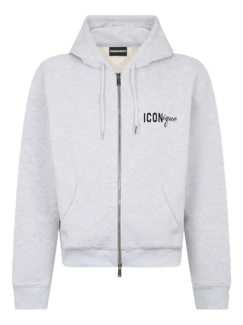DSQUARED2 hoodie Iconique à fermeture zippée
