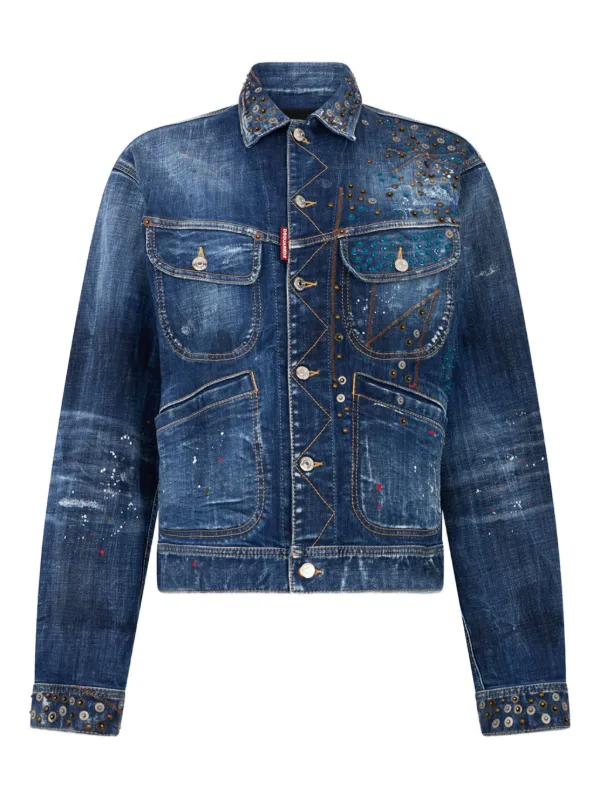 DSQUARED2 L.A. デニムジャケット | ブルー | FARFETCH JP