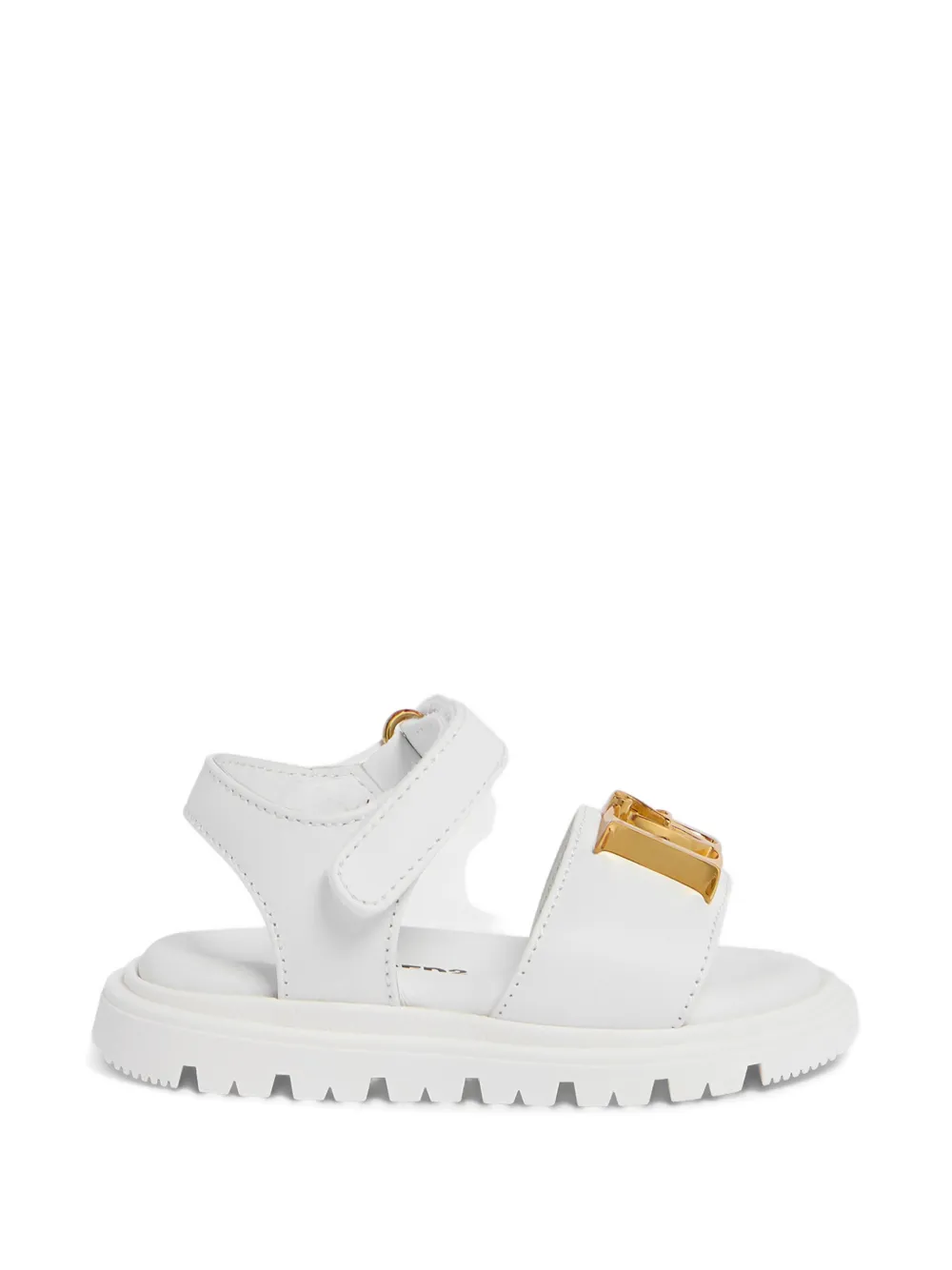 DSQUARED2 KIDS Sandalen met logodetail Wit