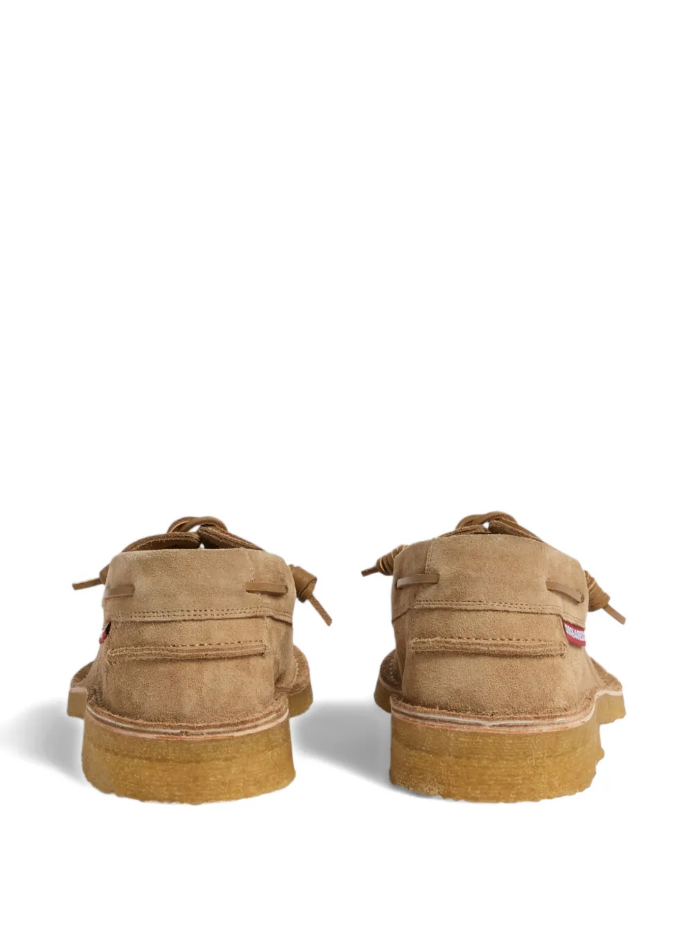 DSQUARED2 Neo-klassieke bootschoenen met striksluiting Beige