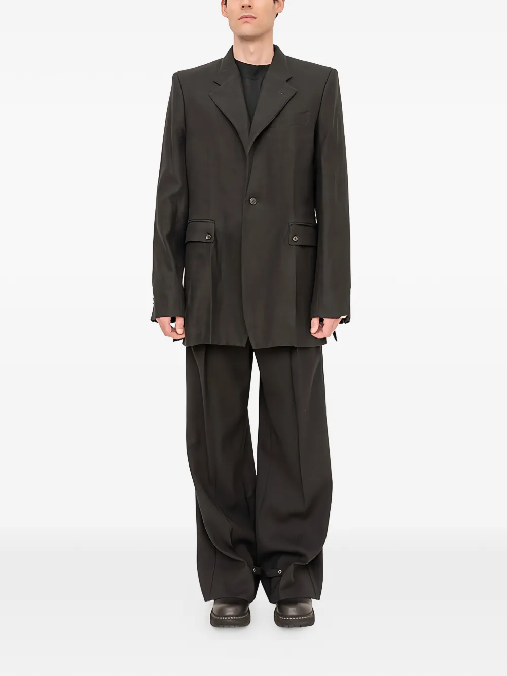 Setchu single-breasted coat | Single Breasted Coats | Image 2